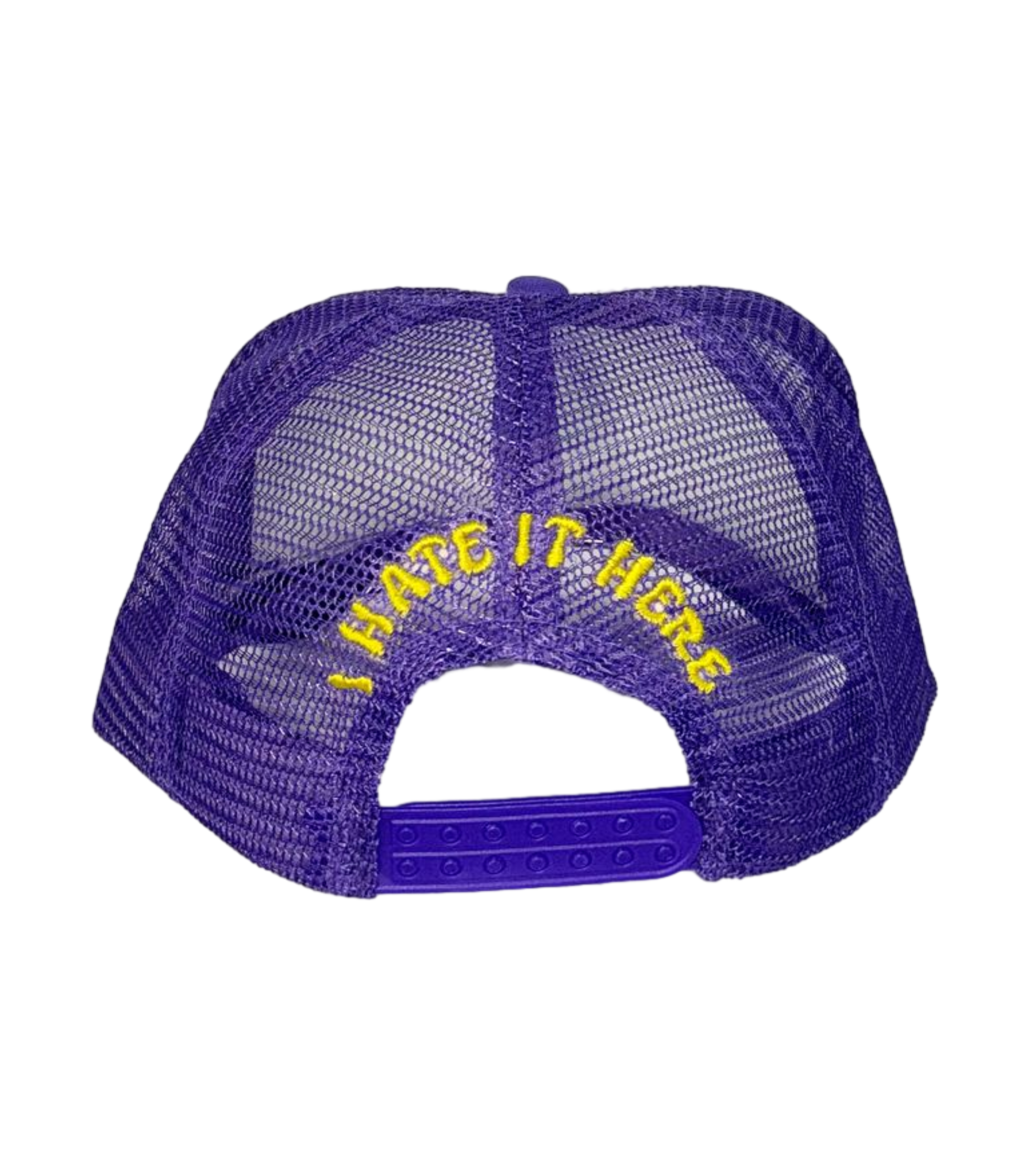 I HATE IT HERE TRUCKER HAT