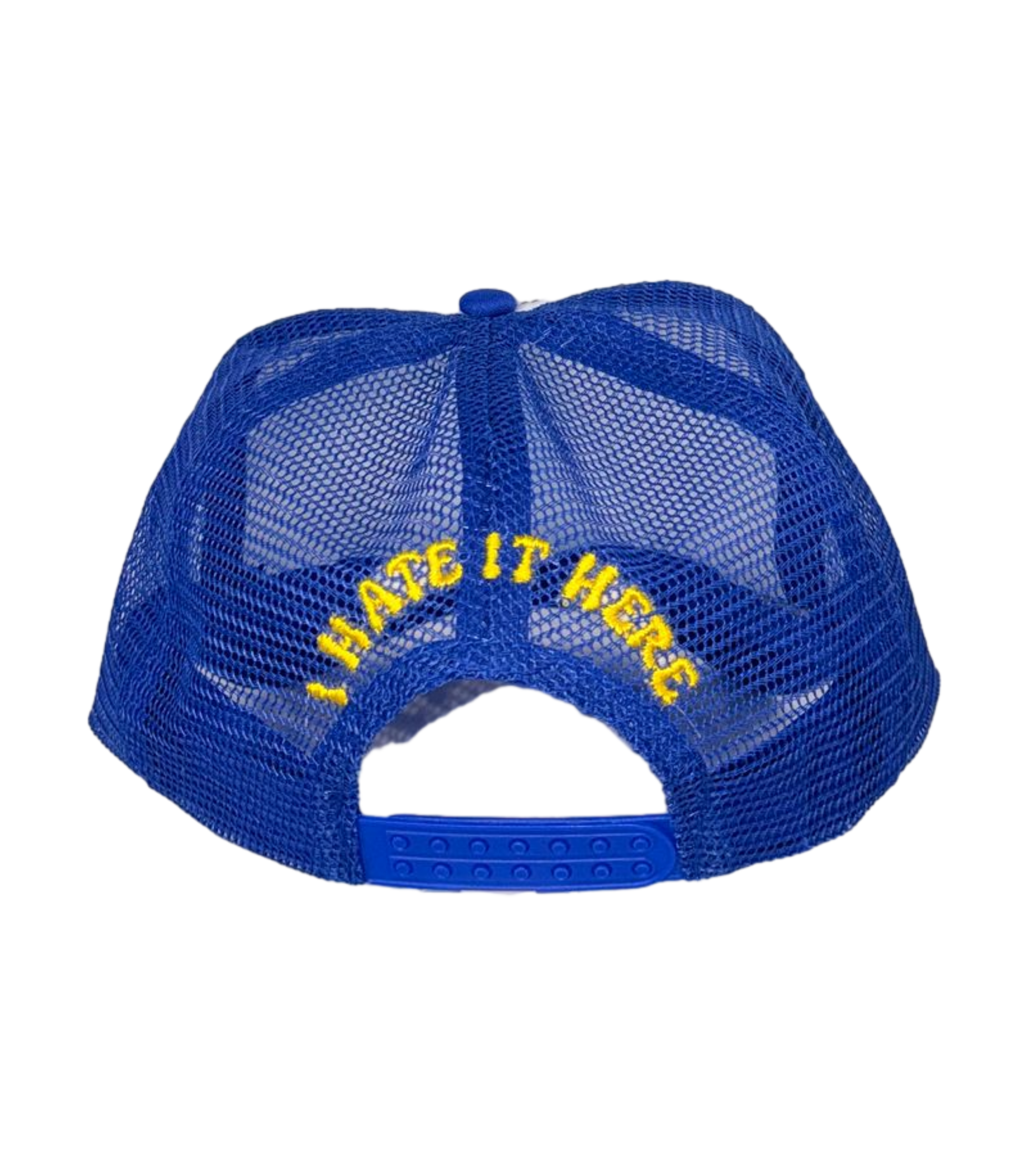 I HATE IT HERE TRUCKER HAT